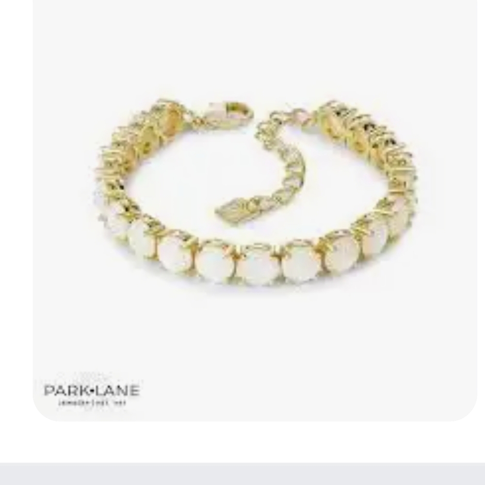 Park Lane Gold Bracelet with Pearl Stones